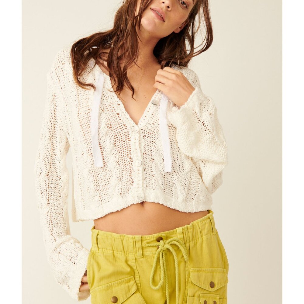 FREE PEOPLE Robyn Cardi / Bright White